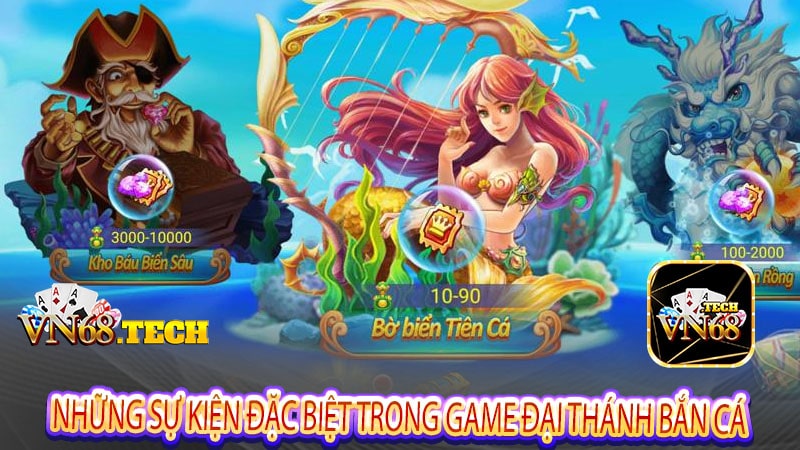 Những sự kiện đặc biệt trong game đại thánh bắn cá